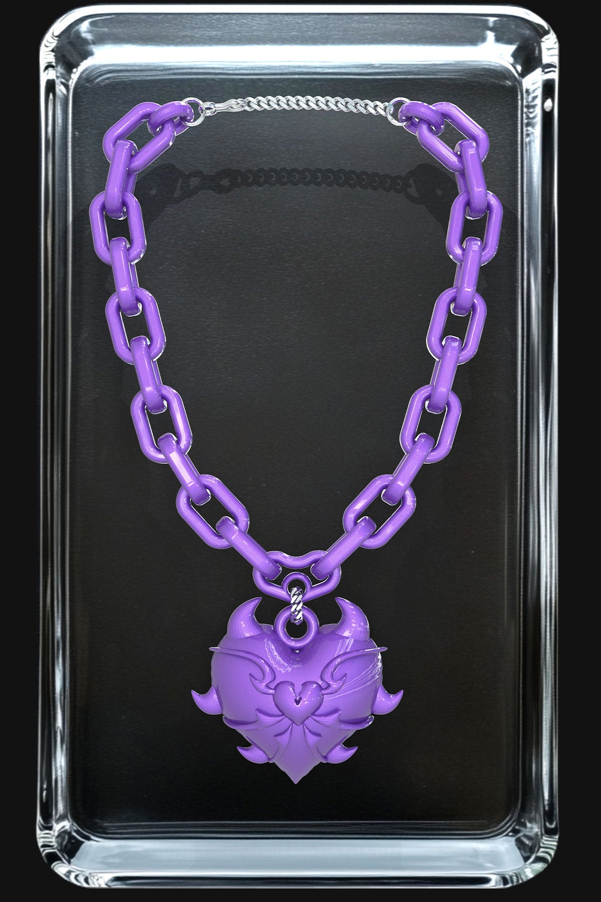 Heartless Pendant – 3D Printed Necklace by Koan Asaky
