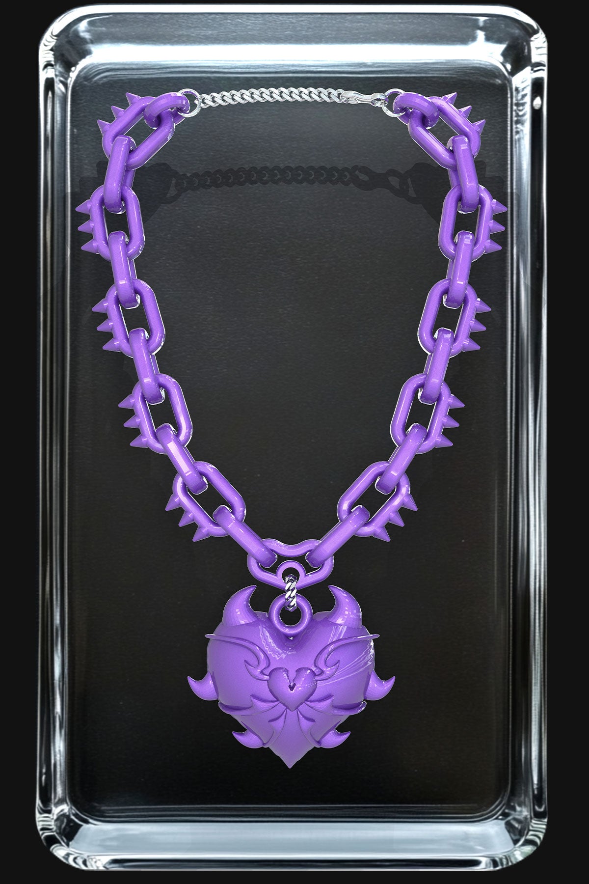 Heartless Pendant – 3D Printed Necklace by Koan Asaky