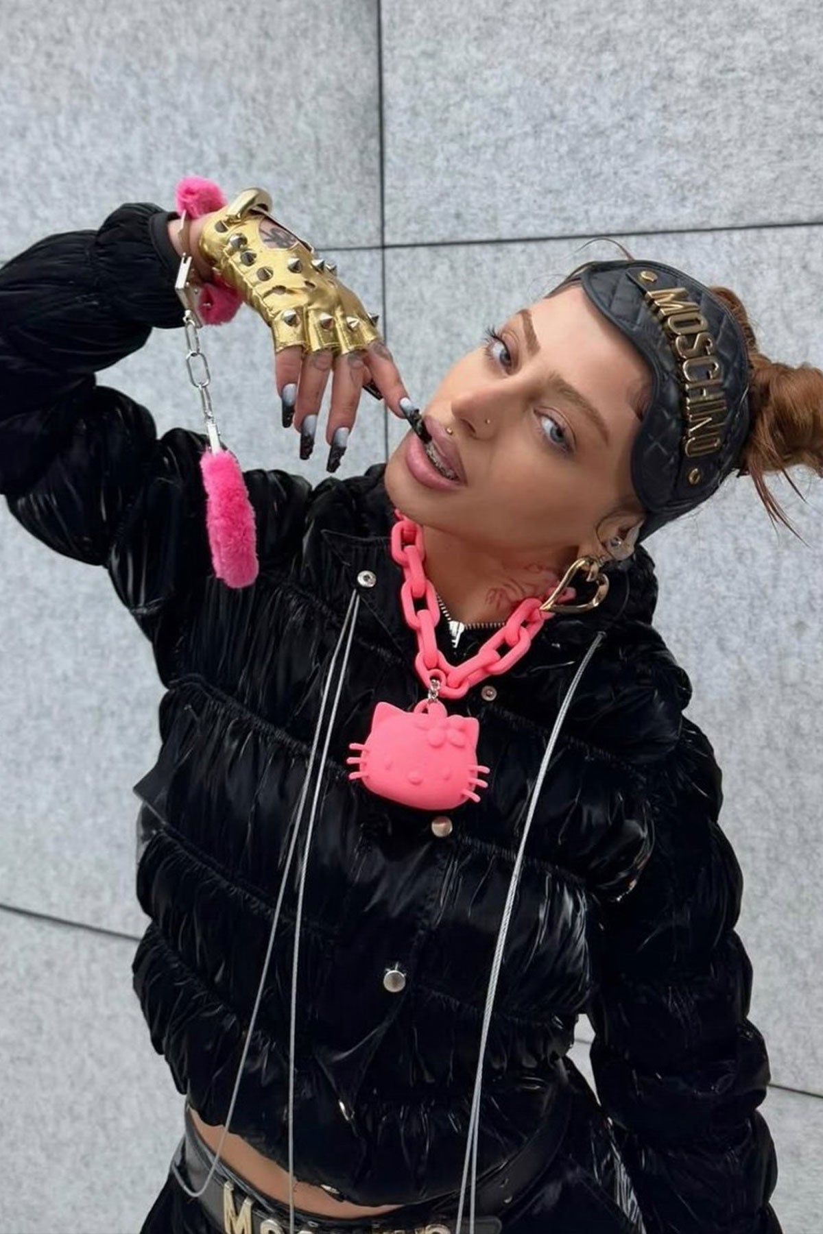 Hello Kitty Pendant – 3D Printed Necklace by Koan Asak