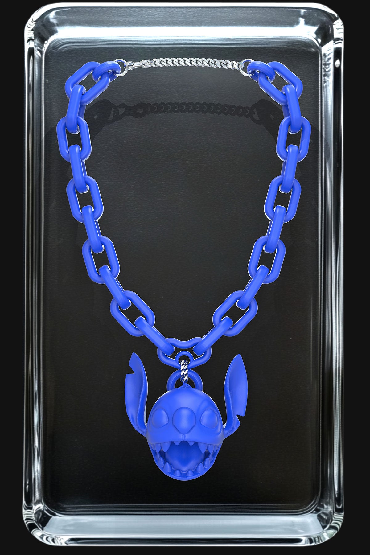 Stitch Head Pendant – 3D Printed Chain by Koan Asaky