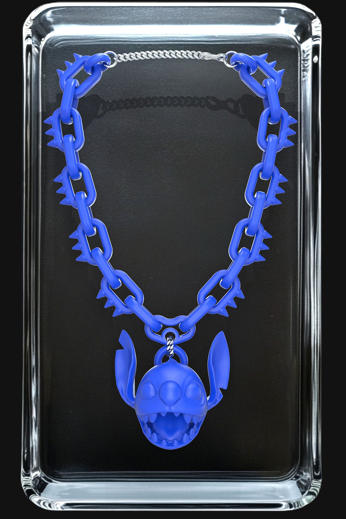 Stitch Head Pendant – 3D Printed Chain by Koan Asaky