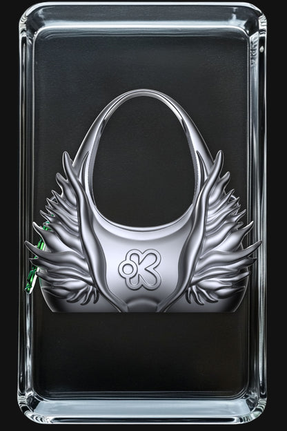 Silver Fly Purse