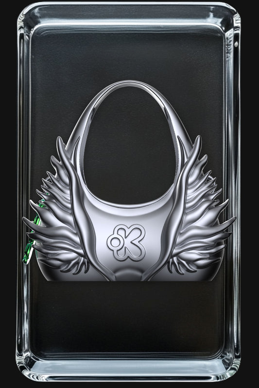 Silver Fly Purse