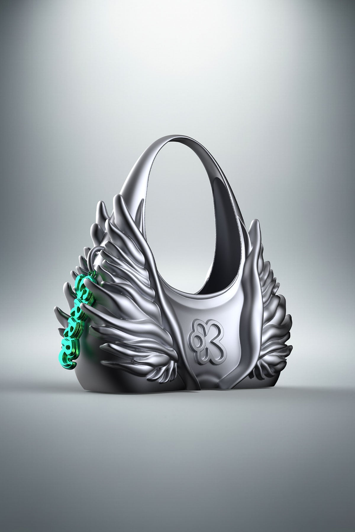 Silver Fly Purse